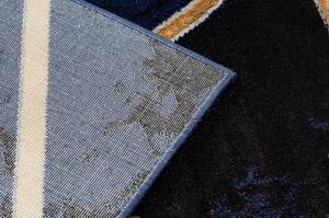 Dywany Luszczow Kusový koberec EMERALD EXCLUSIVE 1020 mramor, trojúhelníky tmavě modrý / zlato Rozměr koberce: 180 x 270 cm