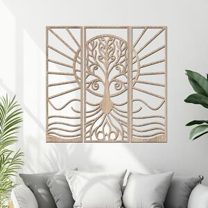 Dřevěný strom RANNÍ PAPRSKY | Rozměry (cm): 40x39 | Zvolte barvu dekoru: Dub Sonoma
