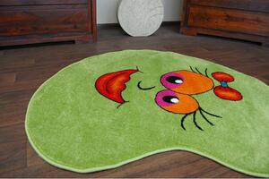 Makro Abra Dětský kusový koberec PAINT - 1552 green zelený Rozměr: průměr 80 cm