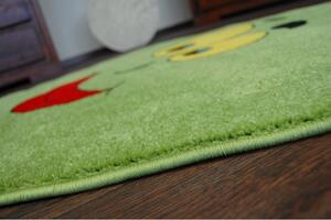 Makro Abra Dětský kusový koberec PAINT - 1553 green zelený Rozměr: průměr 80 cm