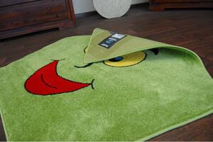Makro Abra Dětský kusový koberec PAINT - 1553 green zelený Rozměr: průměr 80 cm