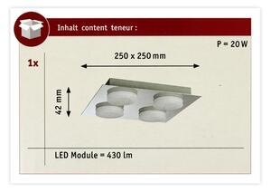 Paulmann 70875 - 4xLED/5W IP23 Koupelnové stropní svítidlo DORADUS 230V