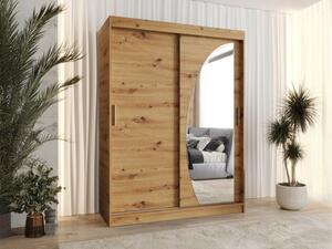 Šatní skříň Grilion 150, Barva: dub artisan, Zásuvky: Ne 5903211418273