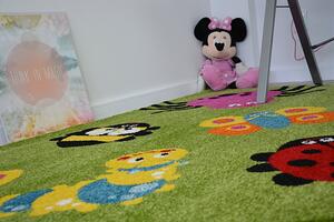 Makro Abra Dětský koberec PAINT G4774 - čtvrt kulatý Rozměr: 200x200 cm