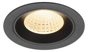 BIG WHITE SLV NUMINOS M Stropní vestavné svítidlo, 2700 K, 55°, IP20, kulaté, černé 1009601