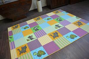 Balta Kusový dětský koberec PETS zvířátka Rozměr: 200x400 cm