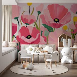 Fototapety Šťavnaté máky, Fototapety květiny, w05316 : uwalls.cz