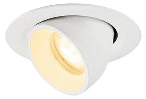 BIG WHITE SLV NUMINOS GIMBLE XS Stropní vestavné svítidlo, 3000 K, 55°, IP20, kulaté, bílé 1010060