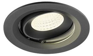 BIG WHITE SLV NUMINOS MOVE M Stropní vestavné svítidlo, 4000 K, 55°, IP20, kulaté, černé 1009691