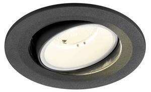 BIG WHITE SLV NUMINOS MOVE S Stropní vestavné svítidlo, 4000 K, 40°, IP20, kulaté, černé / bílé 1009527