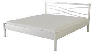Nábytek ATIKA s.r.o. Kovová postel ANGELETA Povrchová úprava: bílá, Rozměr: 90 x 200 cm
