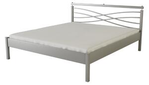 Nábytek ATIKA s.r.o. Kovová postel ANGELETA Povrchová úprava: bílá, Rozměr: 100 x 200 cm