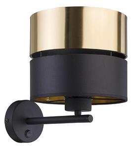 Nástěnná lampa HILTON 1xE27/15W/230V mosaz/černá