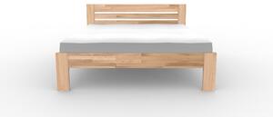 Masivní postel AMANDA - Solwo Design Dřevo a odstín oleje: BUK Cink - Olej odstín BO102, Rozměr spací plochy: 220x200
