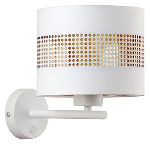 Nástěnná lampa TAGO 1xE27/15W/230V bílá/zlatá