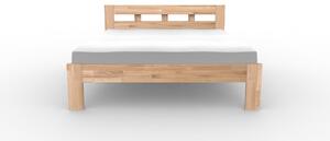 Masivní postel INA - Solwo Design Dřevo a odstín oleje: BUK Cink - Olejování přírodní, Rozměr spací plochy: 180x200