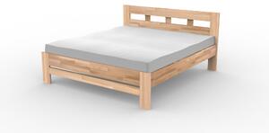 Masivní postel TAMARA - Solwo Design Dřevo a odstín oleje: BUK Cink - Olej odstín BO103, Rozměr spací plochy: 140x200