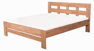 Masivní postel TAMARA - Solwo Design Dřevo a odstín oleje: BUK Cink - Olejování přírodní, Rozměr spací plochy: 240x200