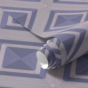 Tapety Geometrický diamantový vzor v modrých tónech, Tapety abstraktní, a01128v1 : uwalls.cz