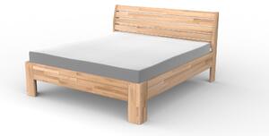 Masivní postel WALTZ - Solwo Design Dřevo a odstín oleje: BUK Cink - Olej odstín BO106, Rozměr spací plochy: 220x200