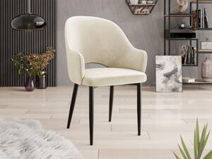 Čalouněná jídelní židle Dazja, Potah: Magic Velvet 2250, Barva dřeva: černá 5903211334399