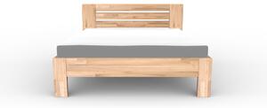 Masivní postel TANGO - Solwo Design Dřevo a odstín oleje: BUK Cink - Olejování přírodní, Rozměr spací plochy: 140x200