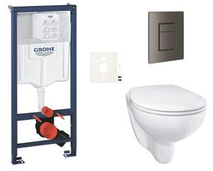 Závěsný WC set do lehkých stěn / předstěnová montáž GROHE Bau Ceramic SIKOGRSBAUSCAL0