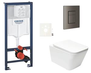 Závěsný wc set do lehkých stěn / předstěnová montáž Swiss Aqua Technologies Infinitio SIKOGRSIN12SCAL0