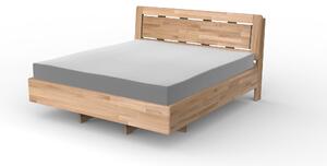 Masivní postel FENIX - Solwo Design Dřevo a odstín oleje: BUK Cink - Olej odstín BO104, Rozměr spací plochy: 180x200