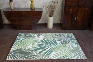 Makro Abra Kusový koberec Sisal COLOR 19433/062 zelené listí Rozměr: 120x170 cm