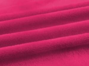 Mikroplyšová látka MIS-007 Sytě růžová - šířka 145 cm