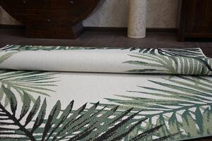 Makro Abra Kusový koberec Sisal COLOR 19435/062 zelené listí Rozměr: 120x170 cm