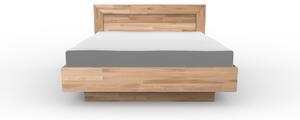 Masivní postel MARS - Solwo Design Dřevo a odstín oleje: BUK Cink - Olej odstín BO106, Rozměr spací plochy: 140x200