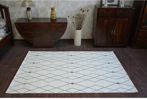 Makro Abra Kusový koberec Sisal COLOR 19443/062 krémový geometrický vzor Rozměr: 140x200 cm