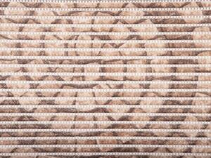 Koupelnová pěnová rohož / předložka PRO-003 Hnědá mozaika - metráž šířka 65 cm