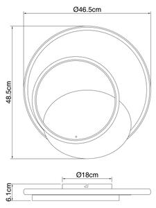 Globo 48438-36 - LED Stmívatelné stropní svítidlo RODAN LED/36W/230V + DO