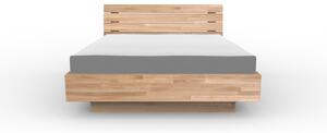 Masivní postel NEPTUN - Solwo Design Dřevo a odstín oleje: BUK Cink - Olej odstín BO104, Rozměr spací plochy: 160x200
