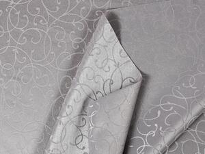Luxusní dekorační látka PM-013 Ornamenty - šedá - šířka 300 cm