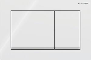 Geberit Omega20 splachovací tlačítko pro WC lesklý chrom-bílá 115.080.KJ.1