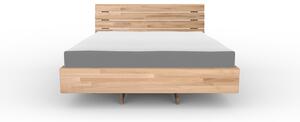 Masivní postel ORION - Solwo Design Dřevo a odstín oleje: BUK Cink - Olej odstín BO103, Rozměr spací plochy: 180x200