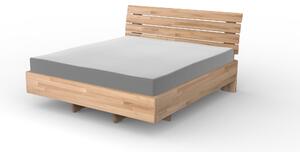 Masivní postel ORION - Solwo Design Dřevo a odstín oleje: DUB Cink - Olej odstín DO206, Rozměr spací plochy: 220x200