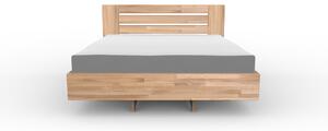 Masivní postel PEGAS - Solwo Design Dřevo a odstín oleje: BUK Cink - Olej odstín BO106, Rozměr spací plochy: 220x200