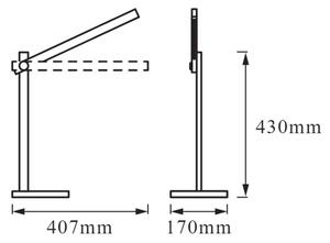 Osram - LED Stmívatelná stolní lampa PANAN LED/7W/230V