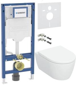 Sada WC mísa se sedátkem s pomalým sklápěním Geberit iCon 503.046.00.1, podomítkový WC modul Geberit Duofix 111.320.00.6, 111.815.00.1, 156.050.00.1