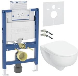 Sada podomítkový WC modul Geberit Duofix 111.003.00.2, WC mísa se sedátkem s pomalým sklápěním Geberit Selnova 503.083.00.1, 111.815.00.1, 156.050.00