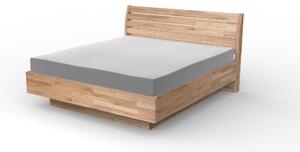 Masivní postel SATURN - Solwo Design Dřevo a odstín oleje: BUK Cink - Olej odstín BO106, Rozměr spací plochy: 220x200