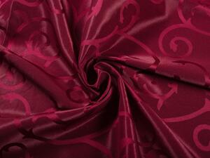 Dekorační látka PM-005 Zámecký vzor - vínově červená - šířka 160 cm
