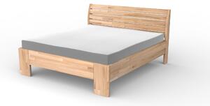 Masivní postel CURYCH - Solwo Design Dřevo a odstín oleje: BUK Cink - Olej odstín BO106, Rozměr spací plochy: 140x200