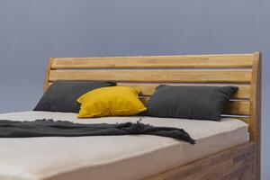 Masivní postel CURYCH - Solwo Design Dřevo a odstín oleje: BUK Cink - Olej odstín BO103, Rozměr spací plochy: 220x200