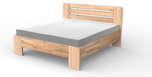 Masivní postel LONDON - Solwo Design Dřevo a odstín oleje: BUK Cink - Olejování přírodní, Rozměr spací plochy: 180x200